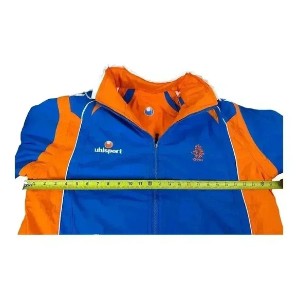 NETHERLANDS UHLSPORT KNVB REVERSIBLE JACKET AND TRACK PANTS TRACK SUIT HOLAND - Picture 14 of 16